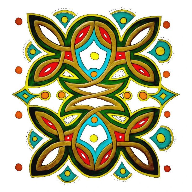 Golden knotwork