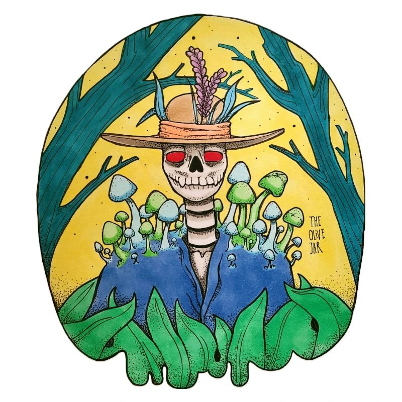 Skeleton with Hat