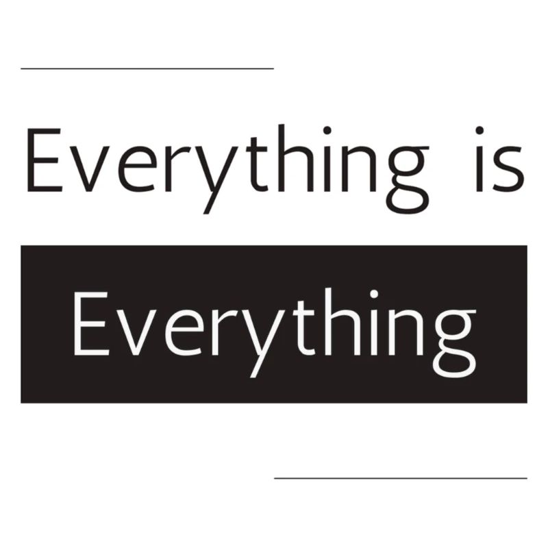 Everything is Everything