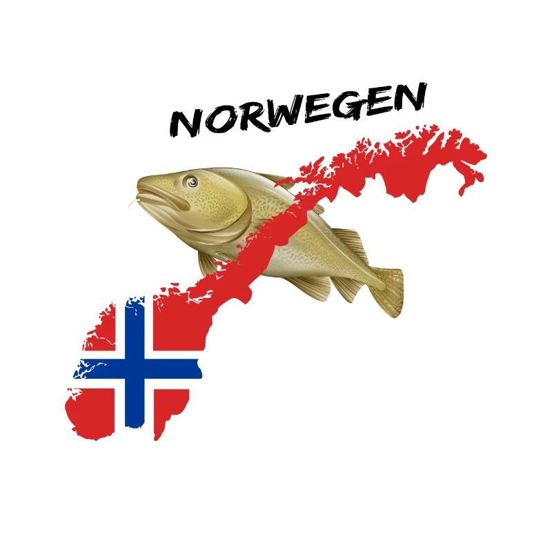 norway cod card cod hunter gift