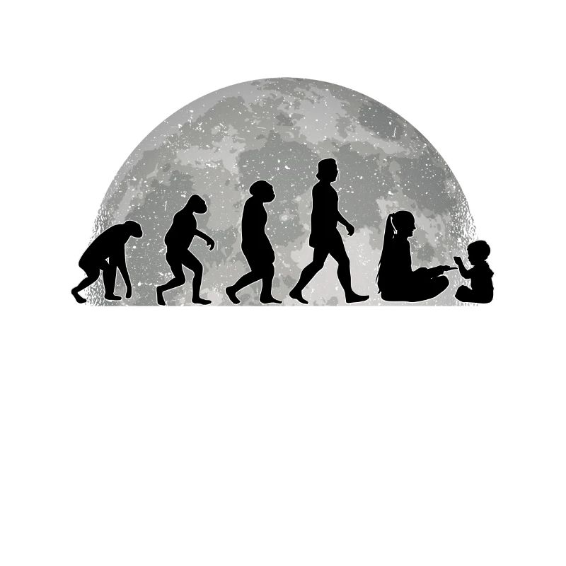 Kindergarten teacher Evolution Moon Educator Gift