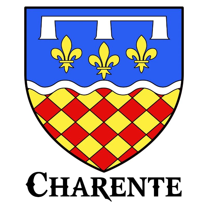 blason de Charente drapeau logo drapeau