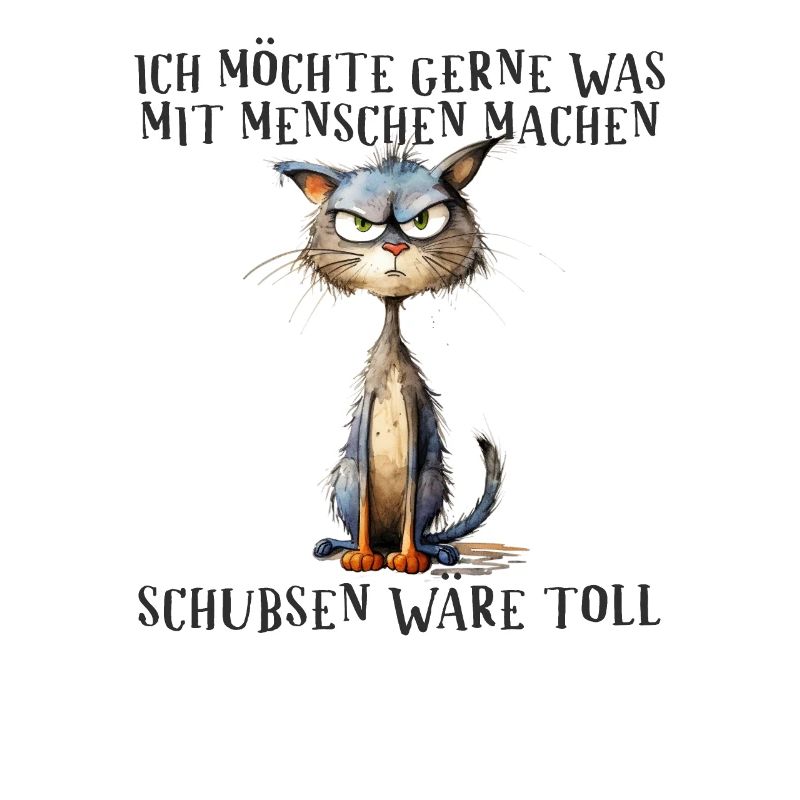 Ich möchte gerne was mit Menschen machen, schubsen