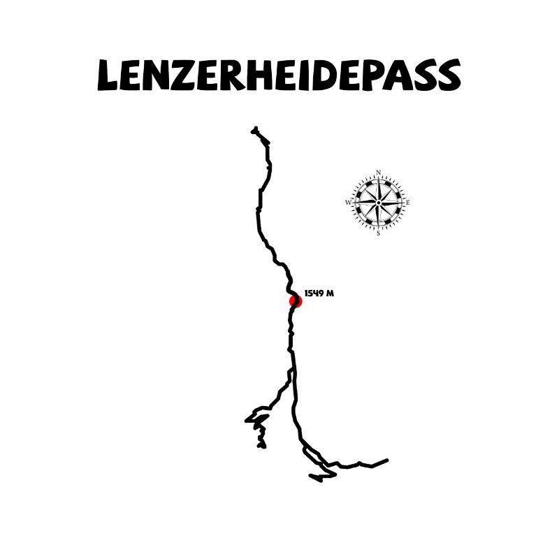 Lenzerheide Pass Serpentine Switzerland Lenzerheid