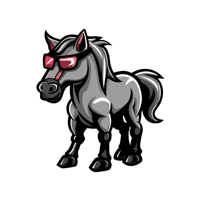 Cheval Bande Dessinée Cool