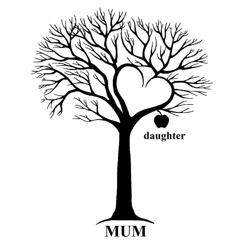 Mutter Tochter Baum Muttertag