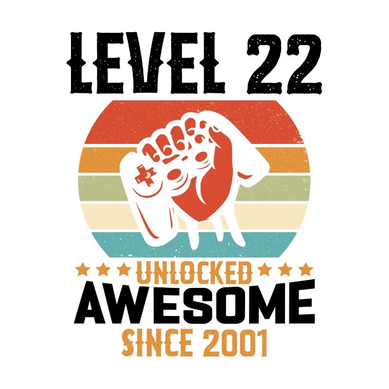 Level 22 Complete 2001 Birthday Gift
