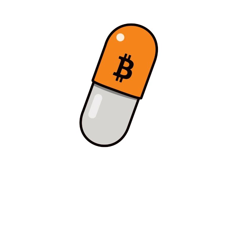Orange Pill - Bitcoin, Bitcoiner Gift Idea