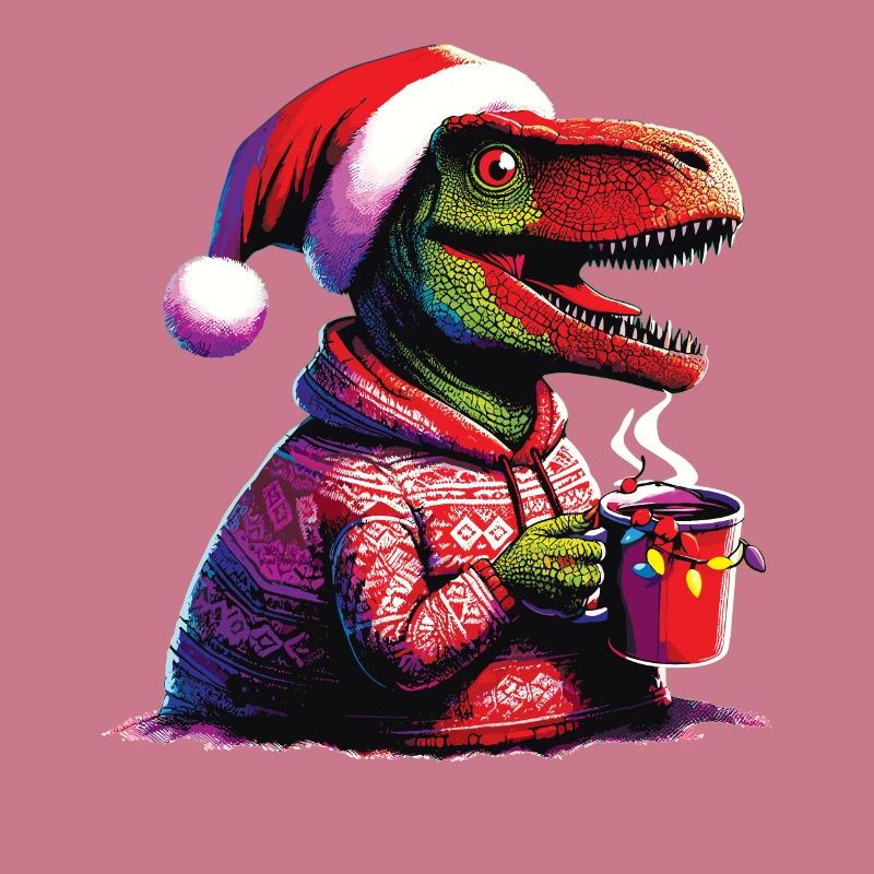Dino drinks mulled wine