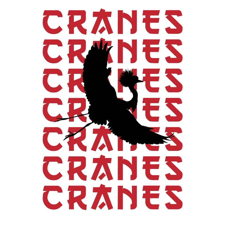 Crane Silhouette Shadow Art