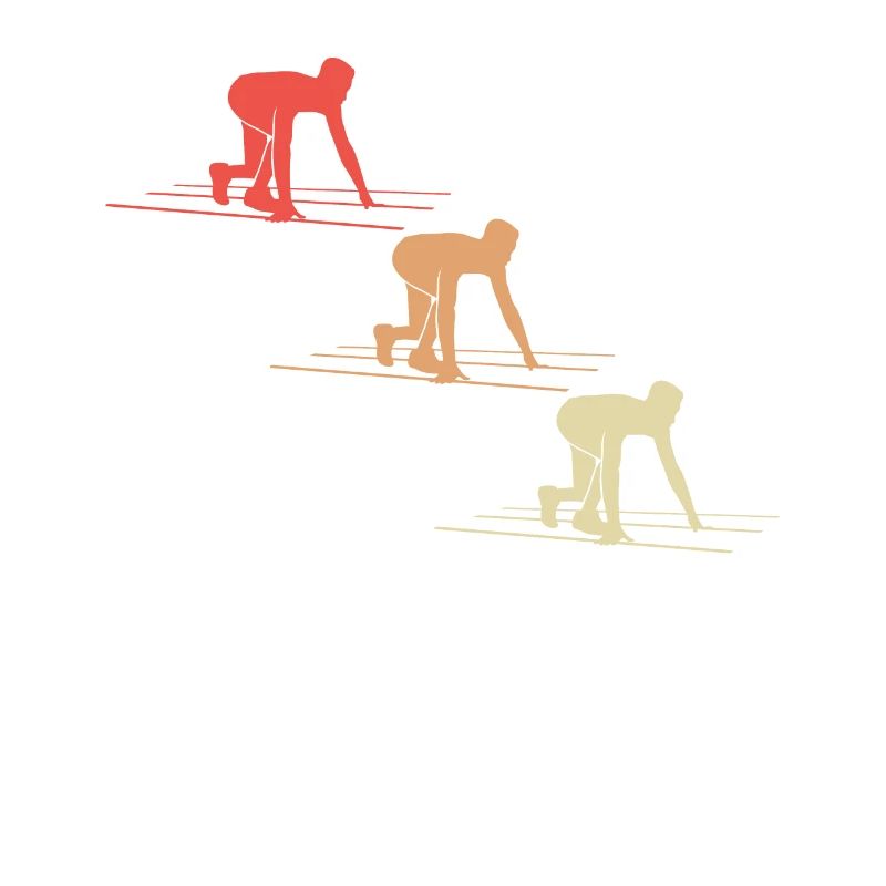 Sprint-Start Dynamik in Farbe Geschenk