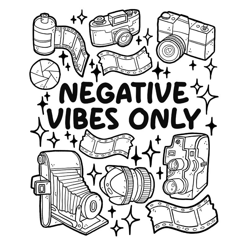 Negative Vibes Only – Analogfotografie