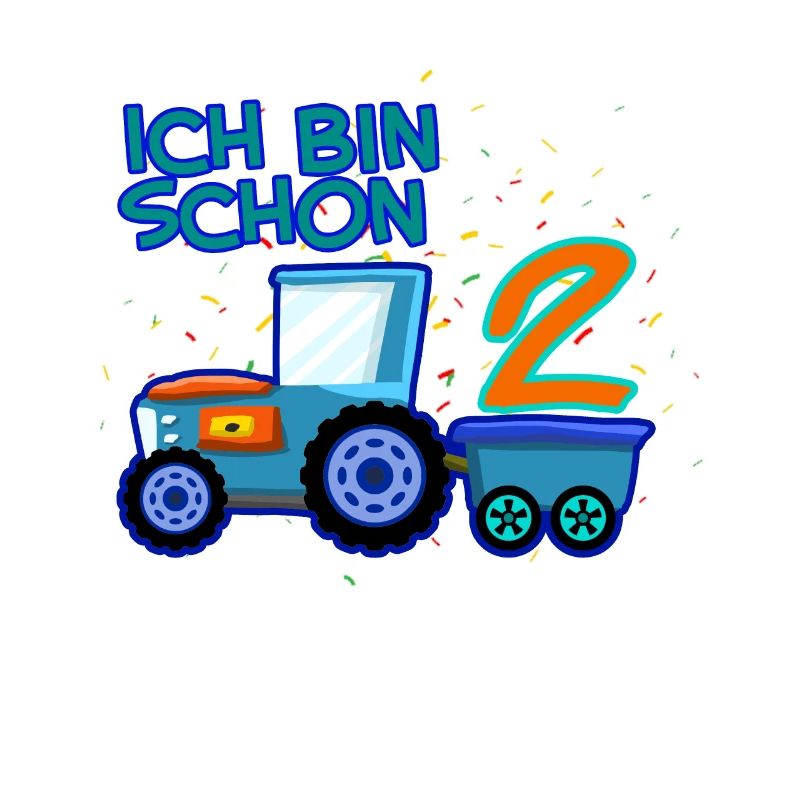 Traktor Ich Bin Schon 2 Geburtstag