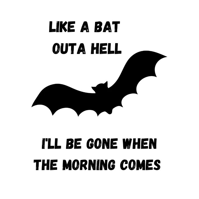 LIKE A BAT OUTA HELL