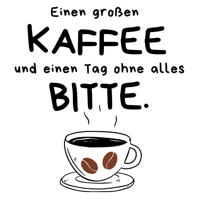 A big coffee and a day without anything please