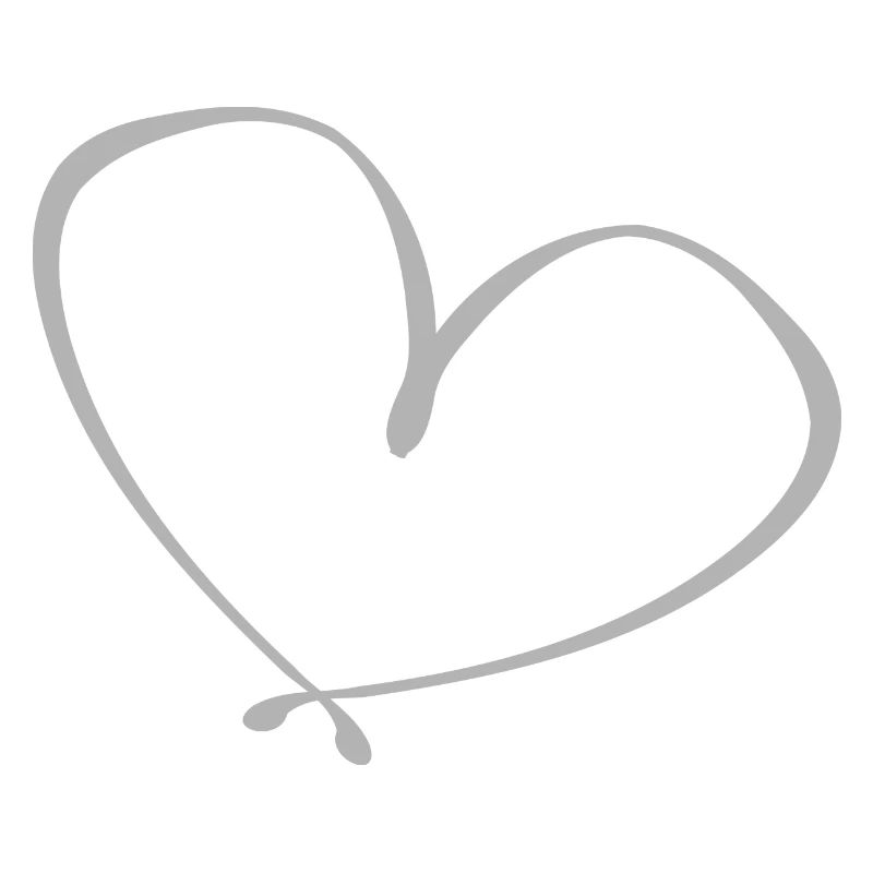 Herz Liebe Geschenkidee grau