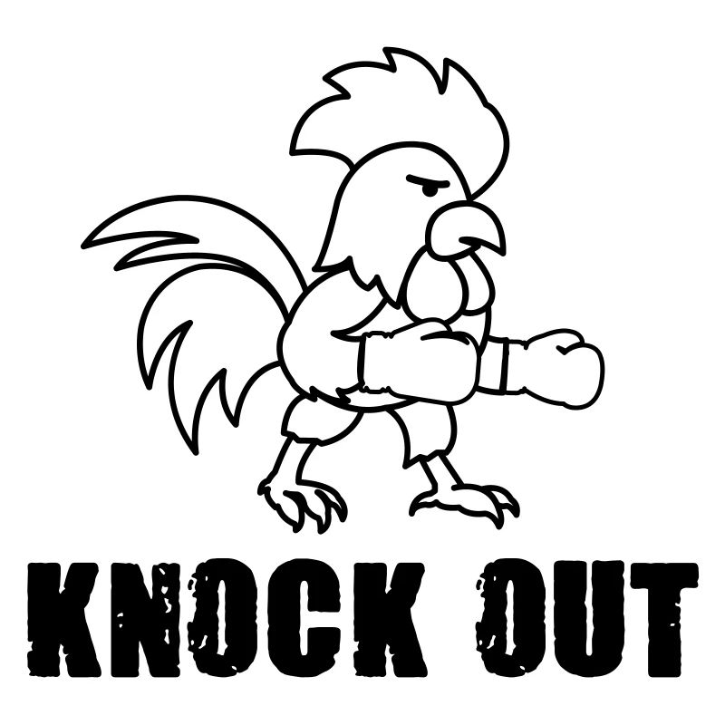 Boxer Knock Out Comic