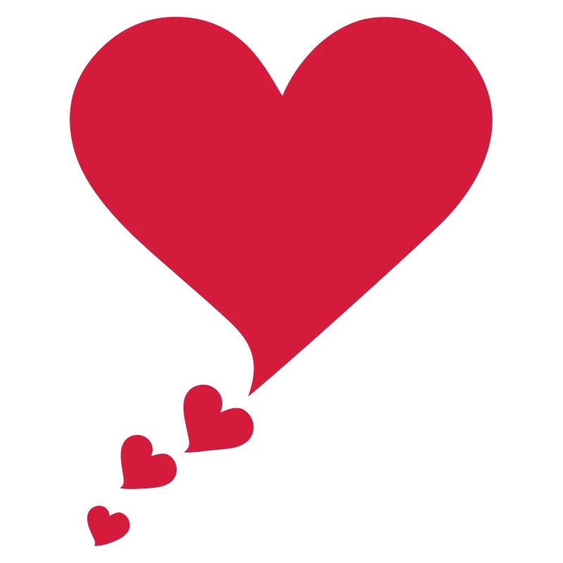 Text bubble hearts, comic bubble, speech bubble,