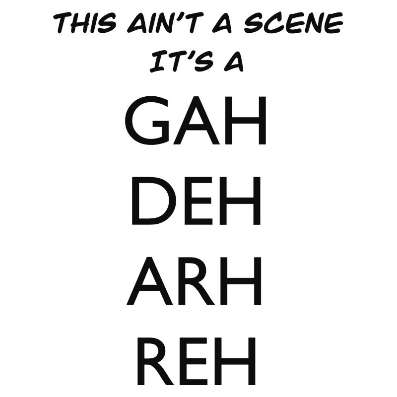 This Ain't A Scene - Black Text (Fall Out Boy)