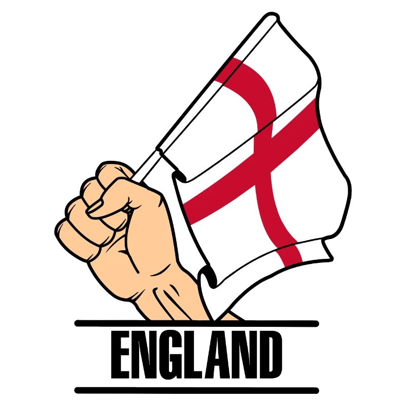 Drapeau de l’Angleterre poing