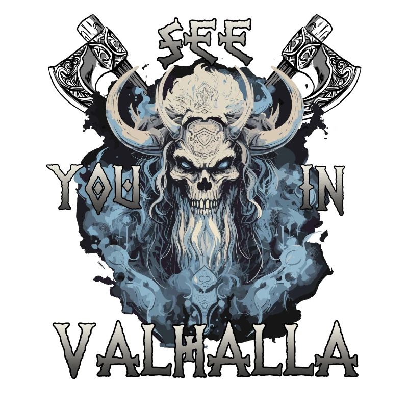 Valhalla Warrior gift for shield wall fans.