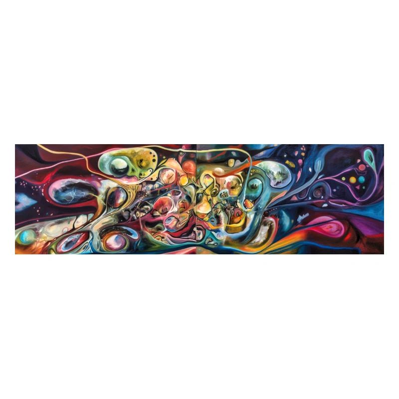 Tourbillon Cosmique Abstrait Nébuleuse