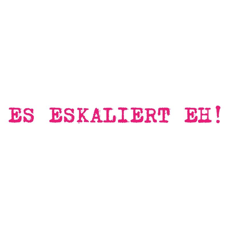 It's escalating anyway!