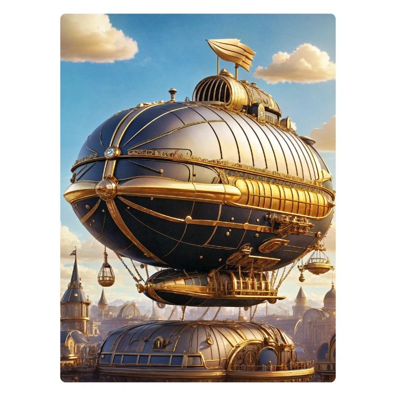 Dirigeable Steampunk 1.11