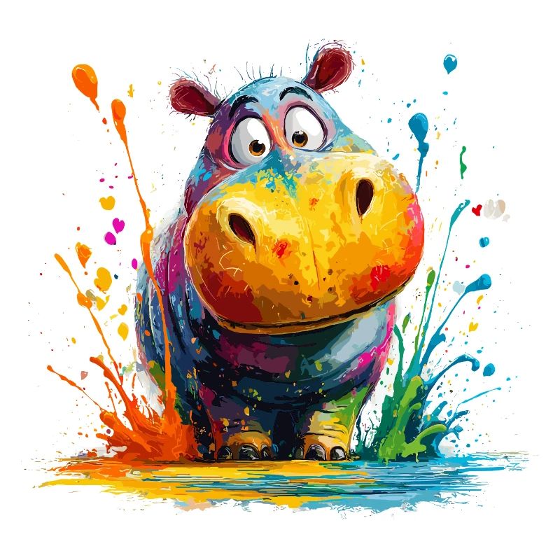 Bunter Hippo Splash