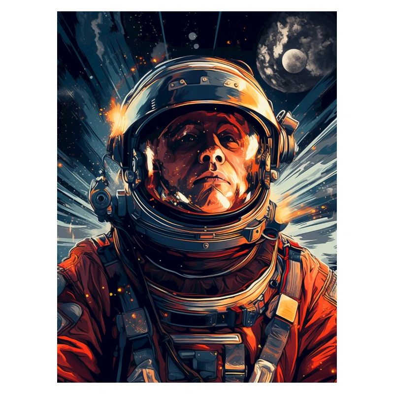 Astronaute de sortie dans l’espace