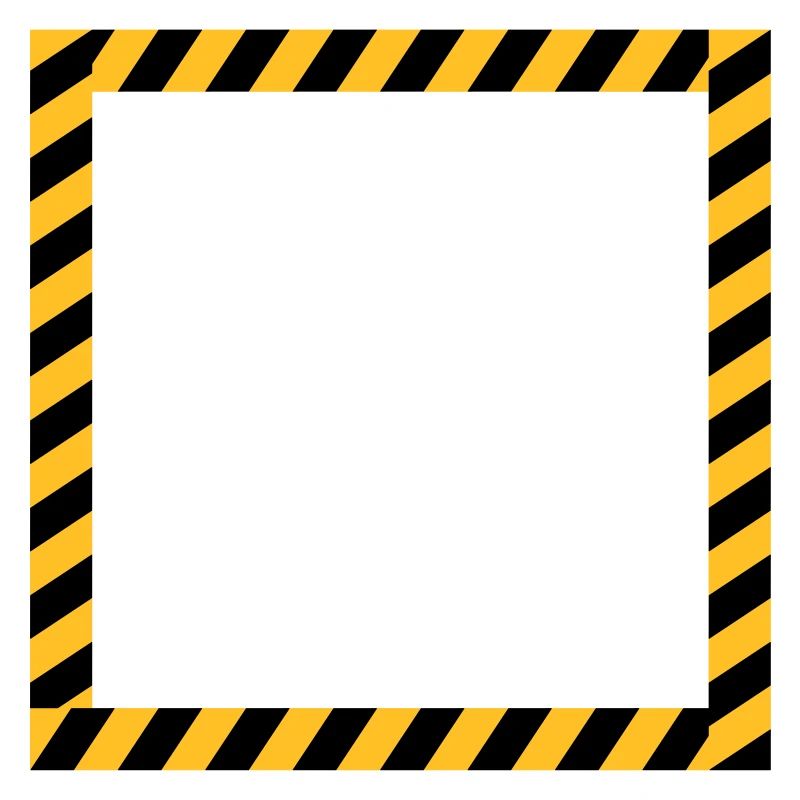 Rahmen Schild Absperrband