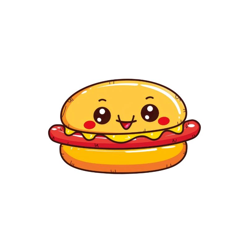 Süßer Hamburger