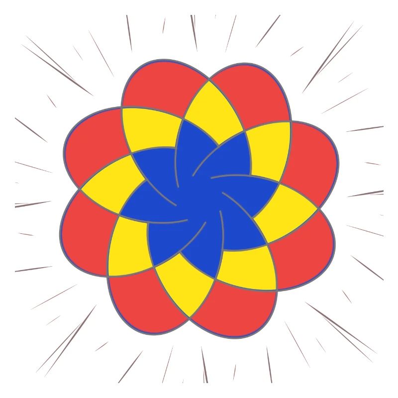 Abstract with a pattern