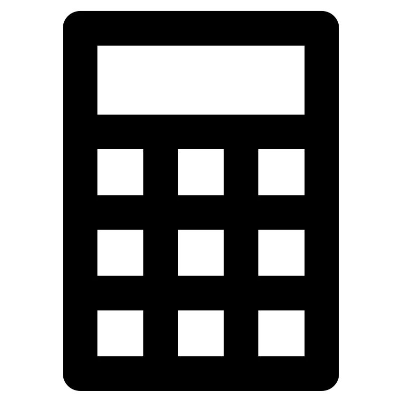 Custom Calculator SVG Icon Design Spread Shirt UK