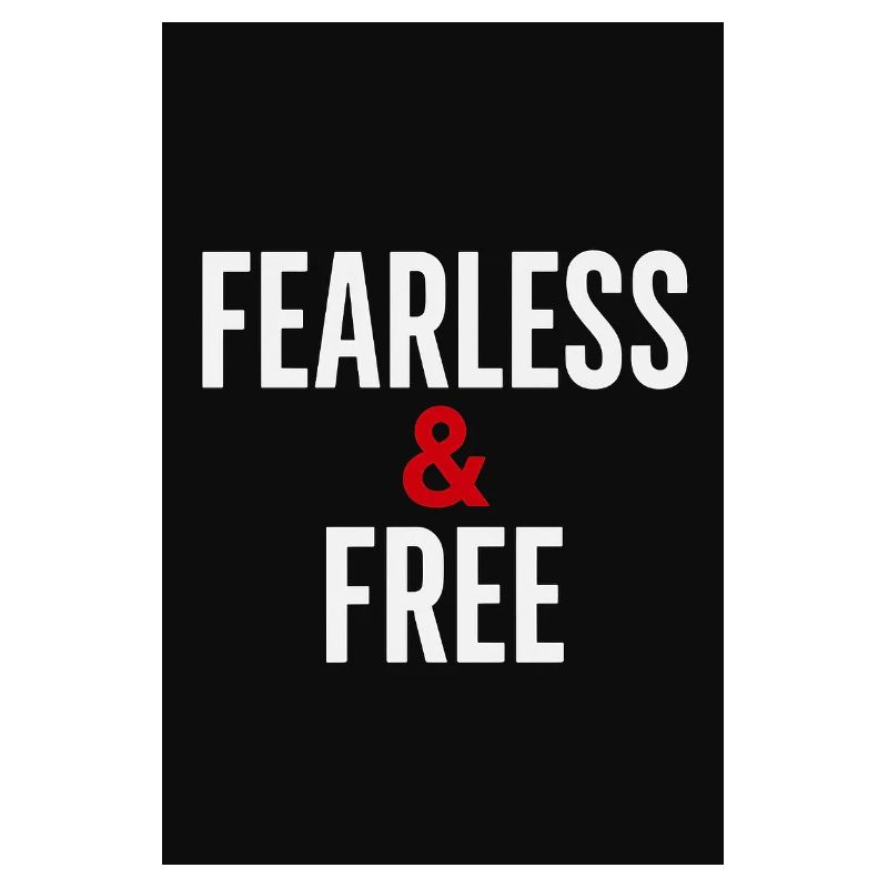 FEARLESS & FREE – Bold Typography Tee