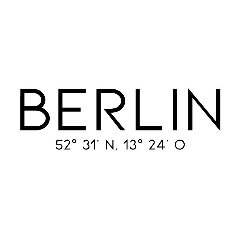 Berlin Coordinates - Germany Brandenburg Gate
