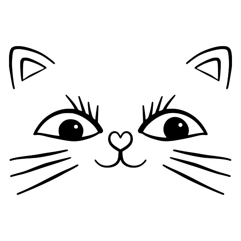 Cat Face Doodle