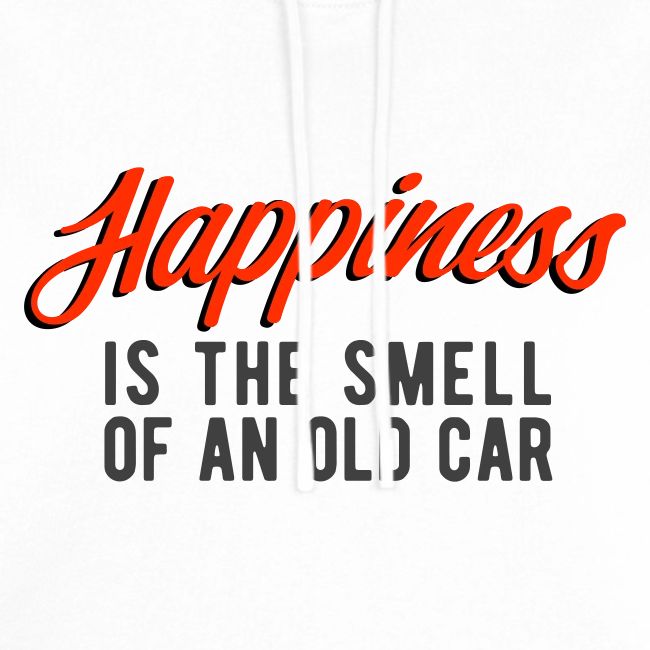 Happiness is the smell of an old car.
