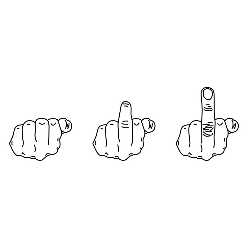 middle finger