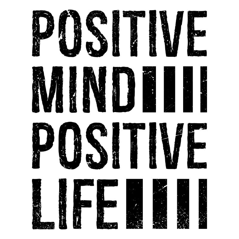 Positiver Geist positives Leben