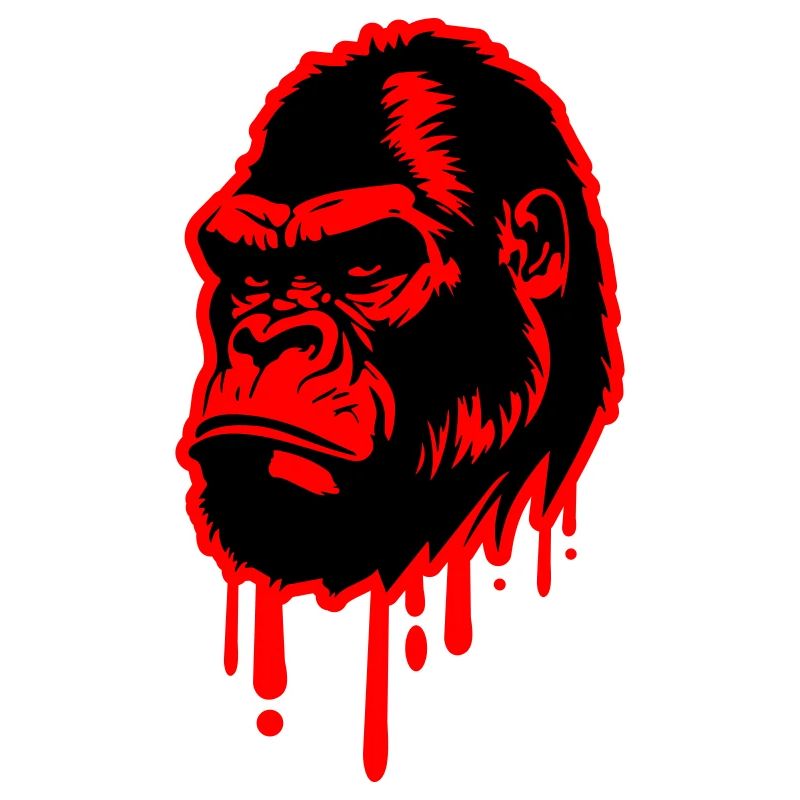 Gorilla Symbol Head