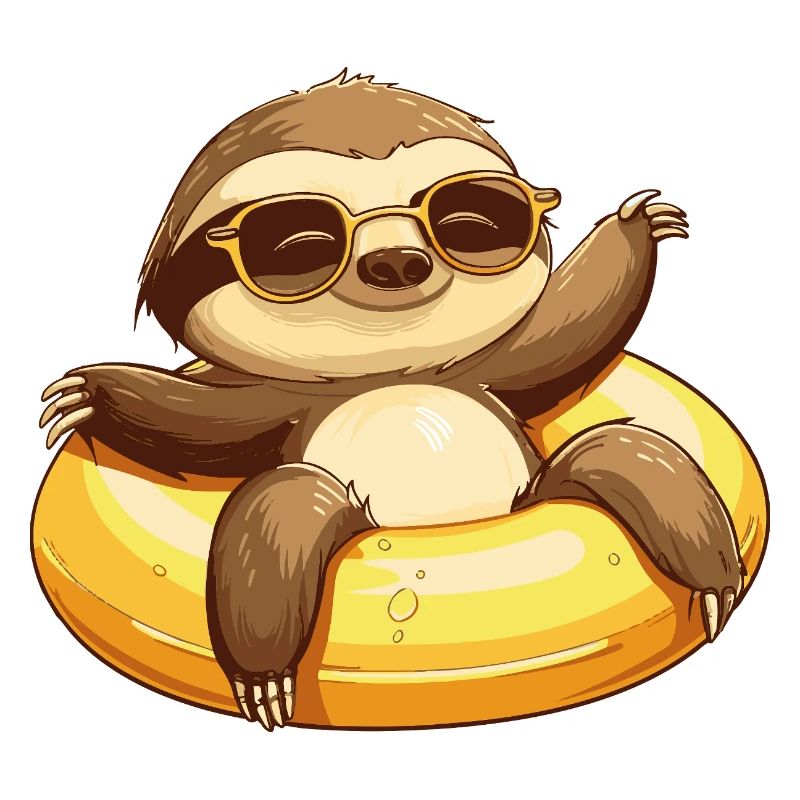 Sloth Comic Cool