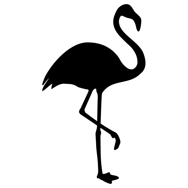Flamingo silhouette trend