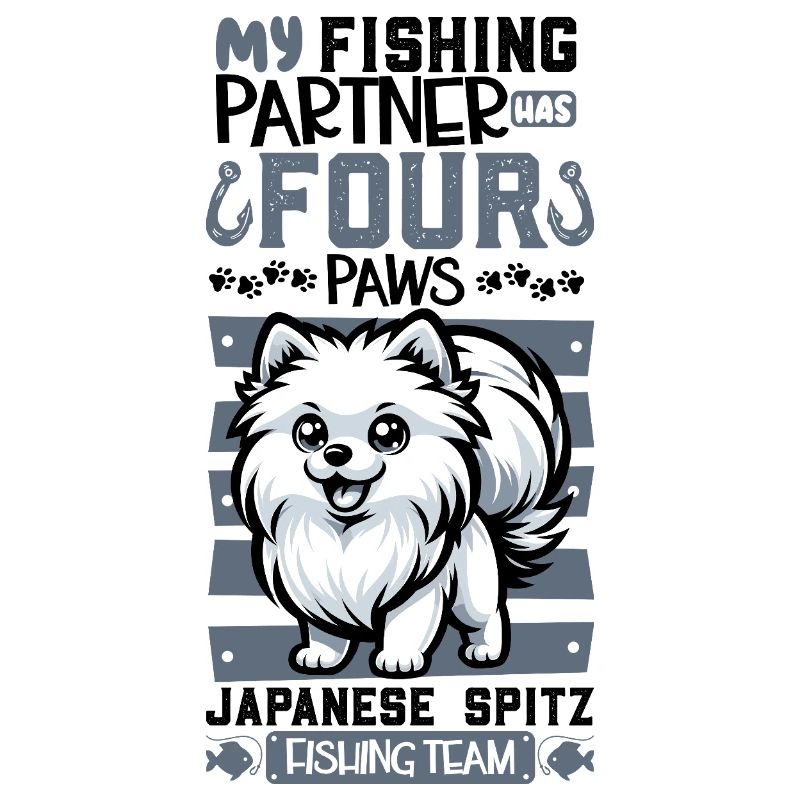 Pêche et Spitz japonais