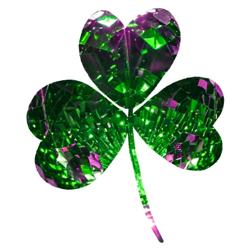 Trèfle, paillettes, trèfle, feuille, vert