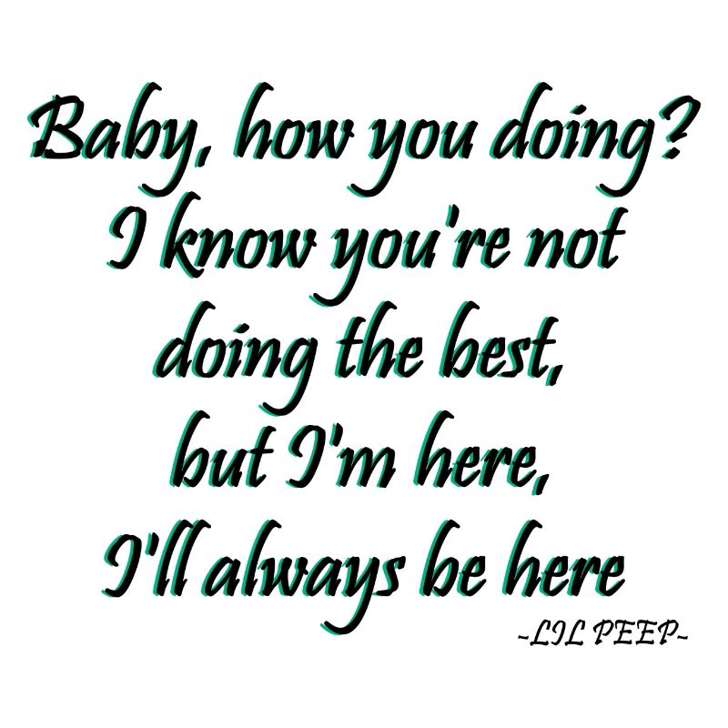 lil peep - right here lyrics