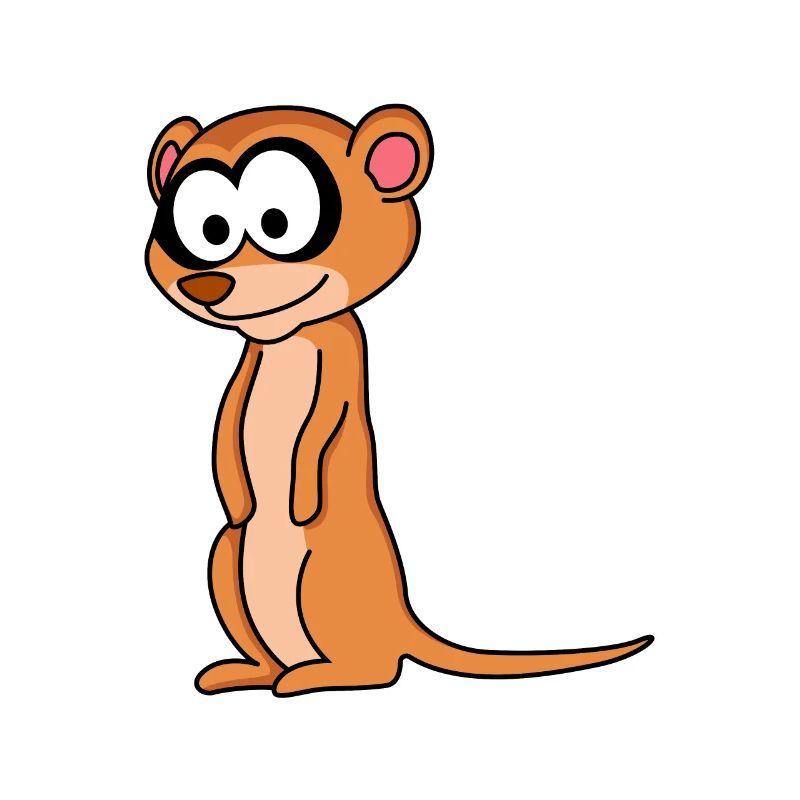 Erdmännchen Comic Tier