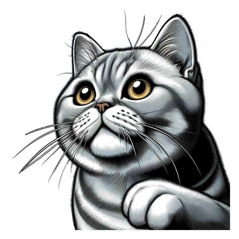BKH Silver Tabby Bande dessinée