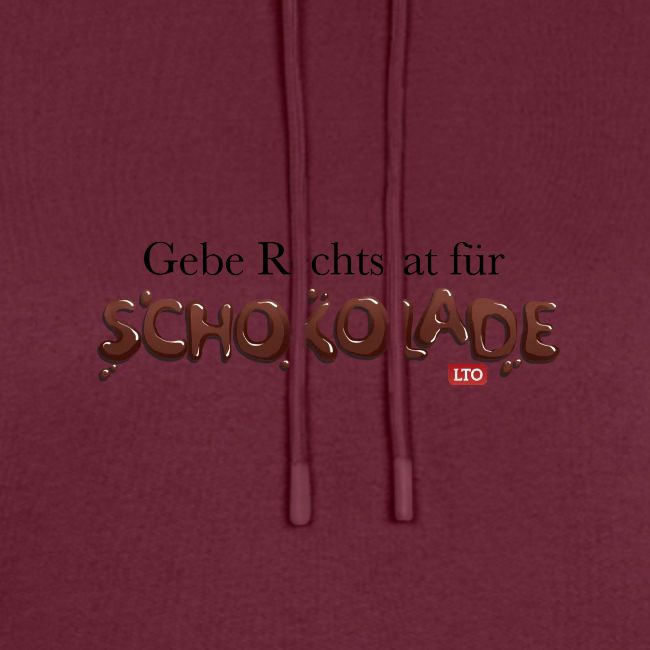 Gebe Rechtsrat für Schokolade