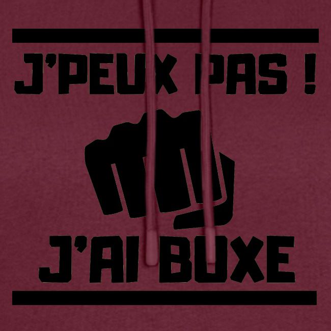 J PEUX PAS J AI BOXE